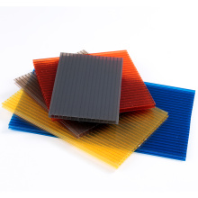Colorful 8MM Double Wall Crystal Polycarbonate Sheet